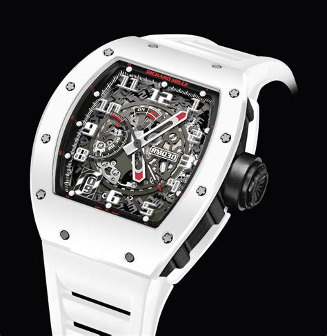 richard mille watches white strap